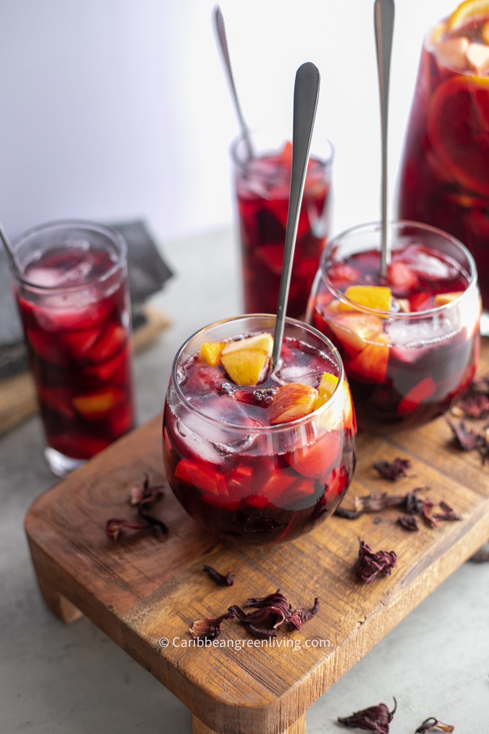 Hibiscus Flowers – Whole Dried Petals| Loose Tea, 2 oz bag