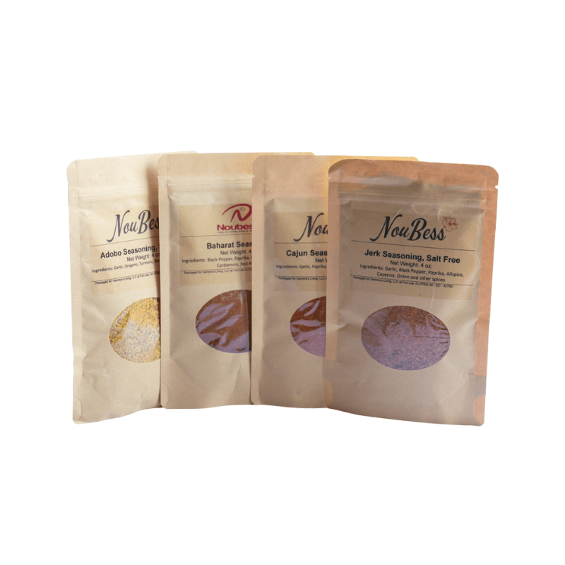 Foodie Seasoning Essentials Bundle, 4 - 4oz bags