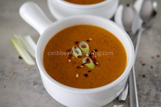 Butternut Squash Soup with a Baharat Twist