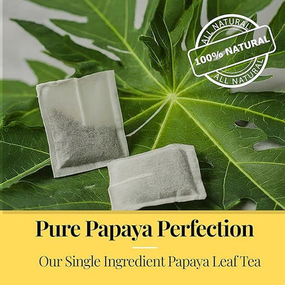Akshit 75 Papaya Leaf Tea Bags – Caffeine-Free Herbal Support for Immunity & Digestion