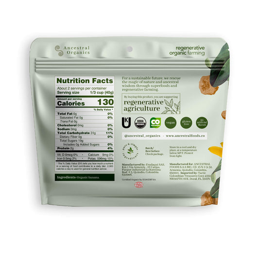 Organic Dried Banana Bites