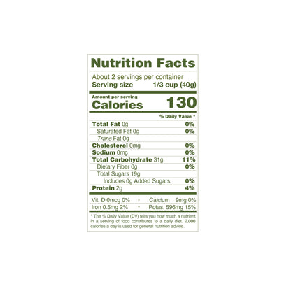 Organic Dried Banana Bites