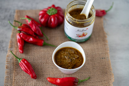 NouBess Original Hot and Spicy Herbs Sauce, 9 oz jar