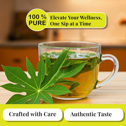 Akshit 75 Papaya Leaf Tea Bags – Caffeine-Free Herbal Support for Immunity & Digestion