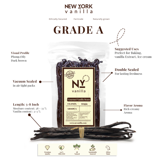 Premium Vanilla Bean Pods – Bulk 1 lb from NY Vanilla