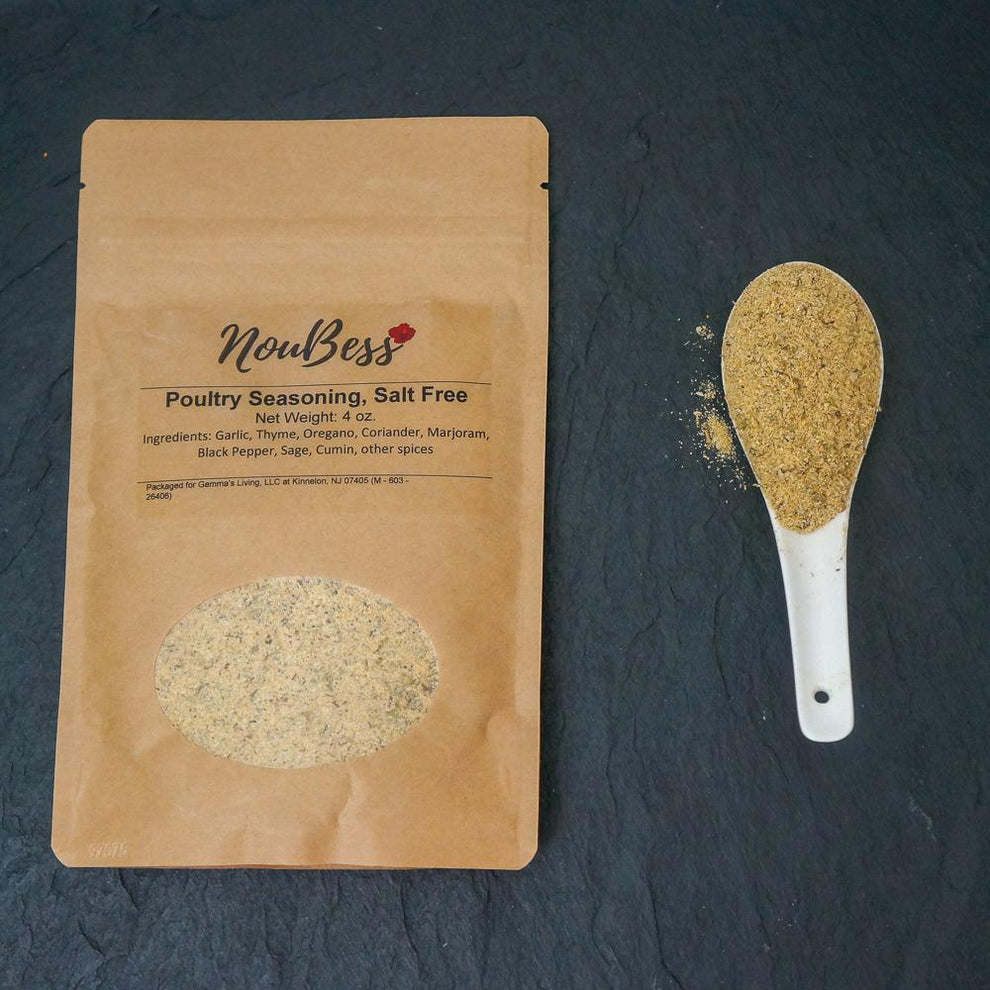 Poultry Seasoning, Salt Free, 4 oz NouBess